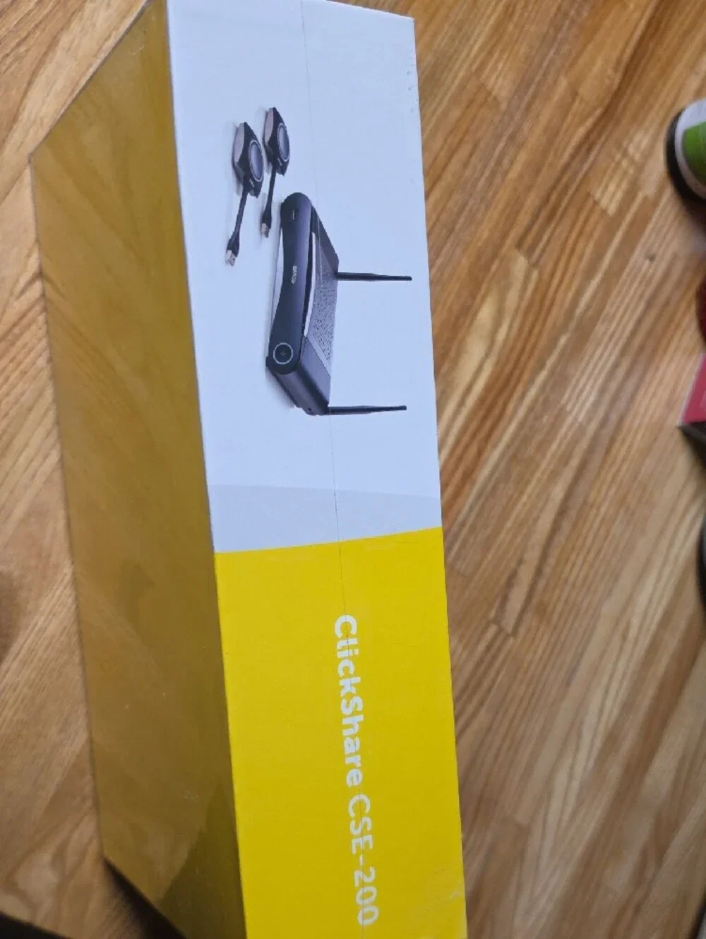 Barco ClickShare Wireless Presentation System — White & Yellow